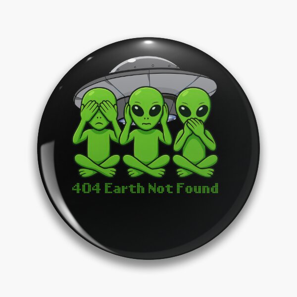 Item preview, 404 Earth Not Found Alien Shirt – Funny Ufo Design designed and sold by sbachstroem.