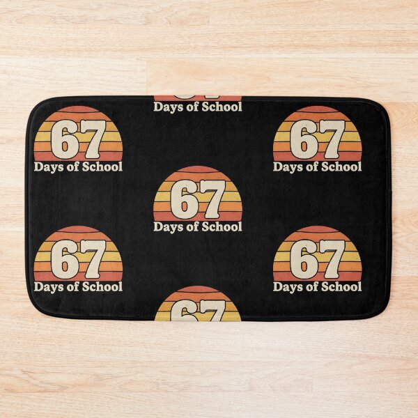 Item preview, 67 Days of School – Retro Sunset Countdown Teacher Student Gift designed and sold by drchzak.