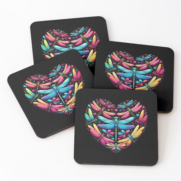 Item preview, Dragonfly Love Spiritual Colorful Dragonflies Art Garden designed and sold by LauraLydiaa.