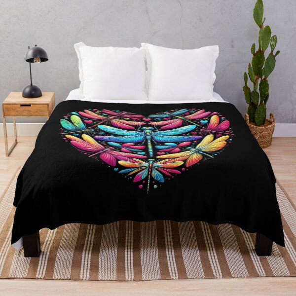 Item preview, Dragonfly Love Spiritual Colorful Dragonflies Art Garden designed and sold by LauraLydiaa.