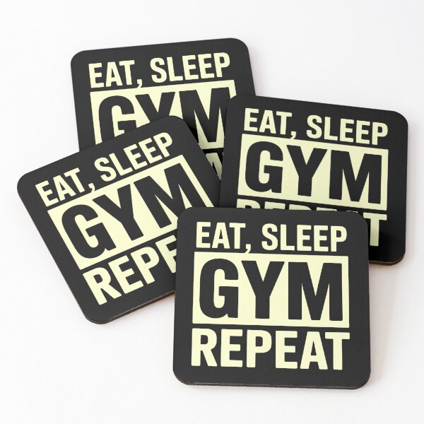 Item preview, Eat Sleep Gym Repeat designed and sold by Haji  Kamora.