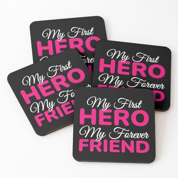 Item preview, My First Hero My Forever Friend Mother Quote designed and sold by MursalinDesigns.