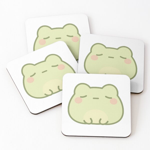 Item preview, Kawaii Mochi Frog Sticker designed and sold by BluesSketchbook.