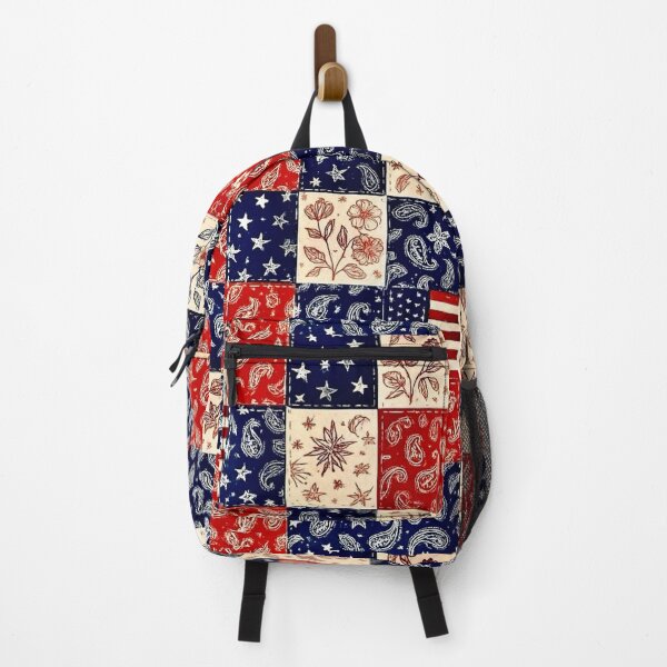 Item preview, Patchwork Floral Americana Quilt Pattern designed and sold by Myra365Art.