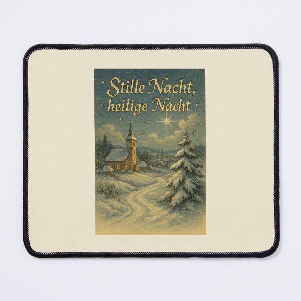 Artikelvorschau, Stille Nacht, heilige Nacht – Vintage deutsche Weihnachtsszene entworfen und verkauft von Novel Works Studio.