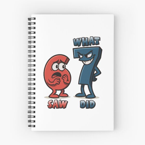 Item preview, 6 Saw What 7 Did – Funny Meme Number Characters designed and sold by Weasel Graphix.