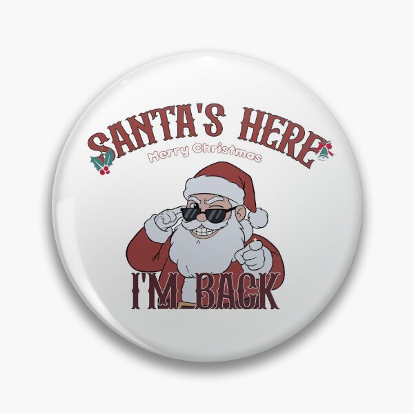 Item preview, santa's here christmas design designed and sold by ivi-design1.
