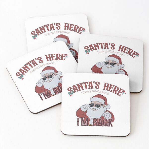 Item preview, santa's here christmas design designed and sold by ivi-design1.