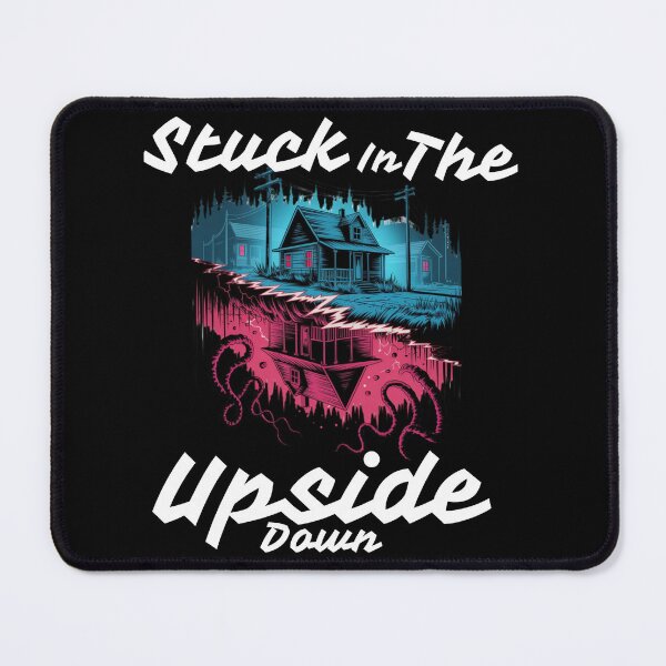 Item preview, Stuck in the Upside World – 80s Retro Sci-Fi Horror Art designed and sold by IndianShopper.