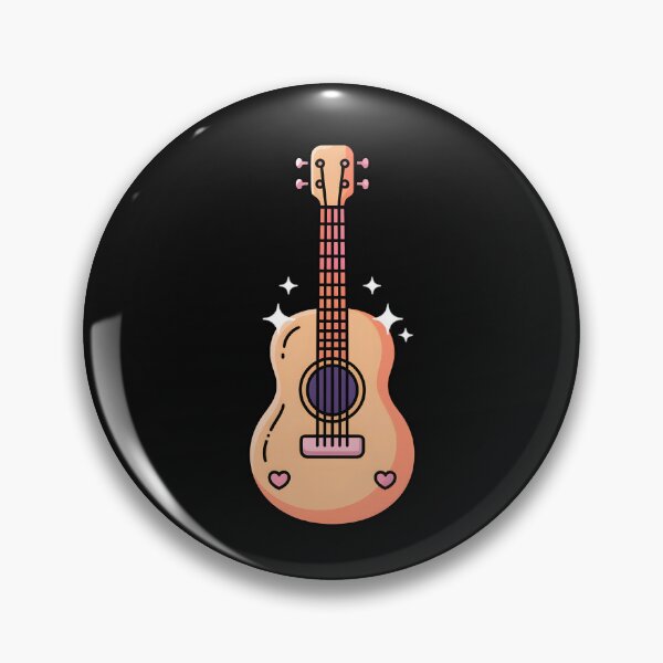 Item preview, Cute Guitar Kawaii Acoustic Guitar Player Guitarist Girls   designed and sold by clothesy7.