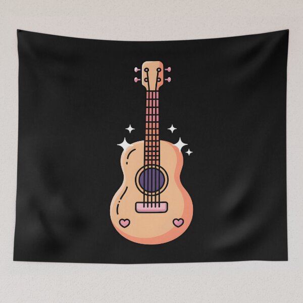 Item preview, Cute Guitar Kawaii Acoustic Guitar Player Guitarist Girls   designed and sold by clothesy7.
