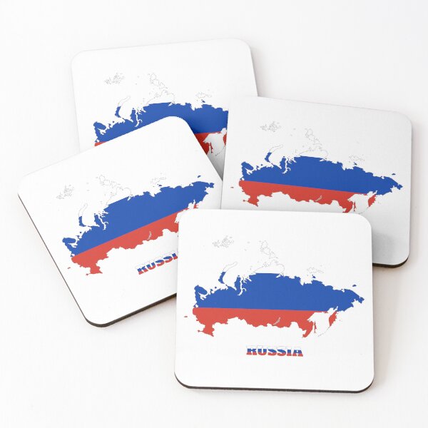 Item preview, RUSSIA Flag map desing  designed and sold by BasbiArt.