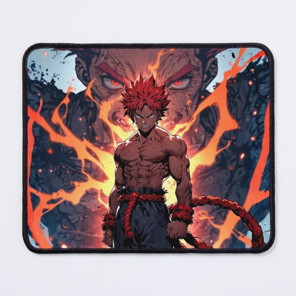 Item preview, Indomitable Spirit: A fusion of Red Riot and Akuma, My hero academia, Street Fighter designed and sold by Innova_Creations.