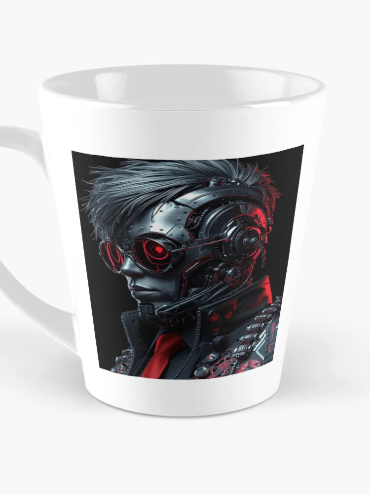 Thumbnail 3 of 4, Coffee Mug, Cyberpunk Android Character designed and sold by RJ2525.
