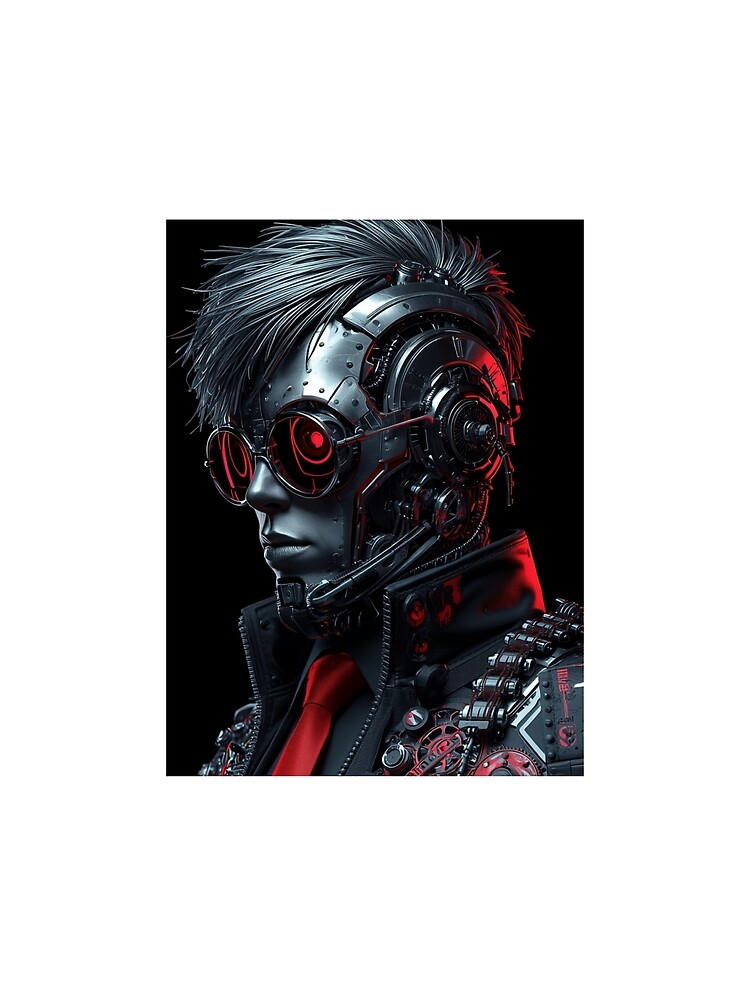 Thumbnail 3 of 3, Scarf, Cyberpunk Android Character designed and sold by RJ2525.
