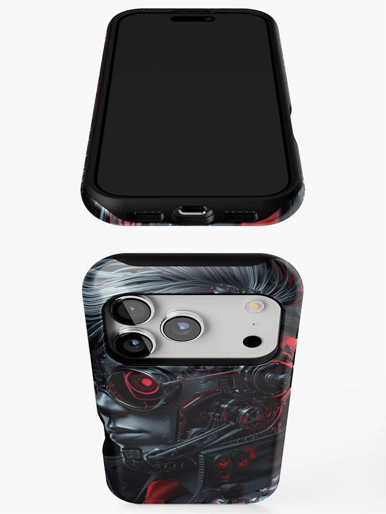 Thumbnail 3 of 4, iPhone Case, Cyberpunk Android Character designed and sold by RJ2525.