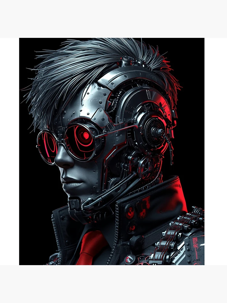 Thumbnail 4 of 4, Clock, Cyberpunk Android Character designed and sold by RJ2525.