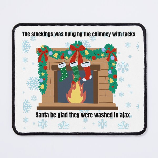 Item preview, Stocking by chimney designed and sold by TygerOCatz.