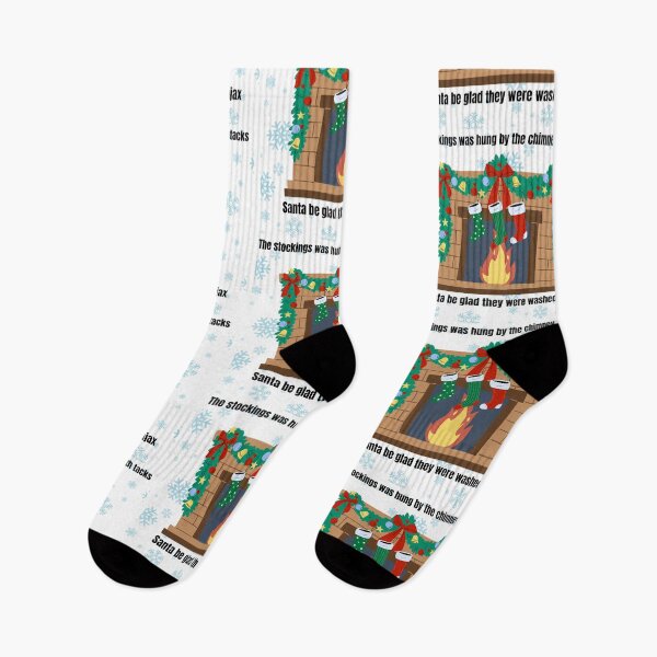 Item preview, Stocking by chimney designed and sold by TygerOCatz.