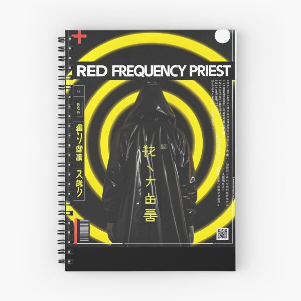 Item preview, Futuristic Japanese Poster: Red Frequency Priest designed and sold by Raw-Ink.