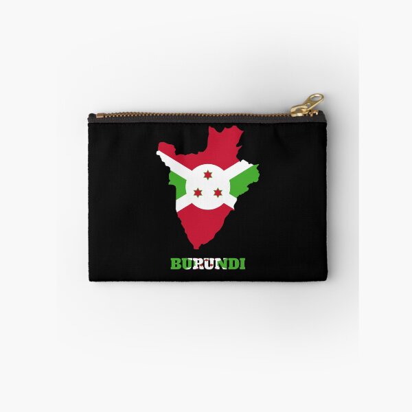 Item preview, BURUNDI Flag map design designed and sold by BasbiArt.