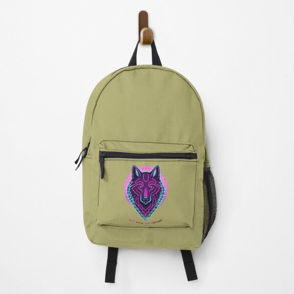 Item preview, Cyberpunk Neon Wolf – Futuristic Glowing Tech Spirit Animal Design designed and sold by Mousy17.