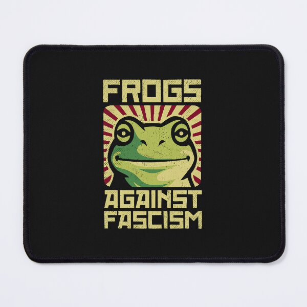 Item preview, Frogs Against Fascism Retro Protest Poster designed and sold by Han1986.