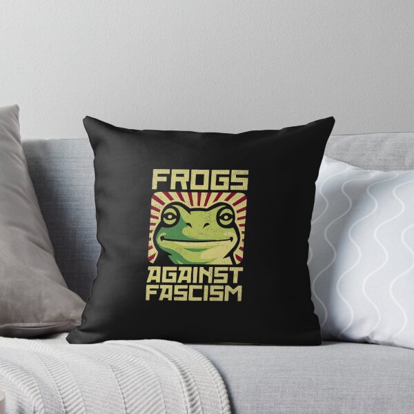 Item preview, Frogs Against Fascism Retro Protest Poster designed and sold by Han1986.