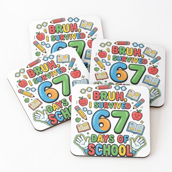 Item preview, Its 67 Days of School - Funny Milestone designed and sold by w66aboo.