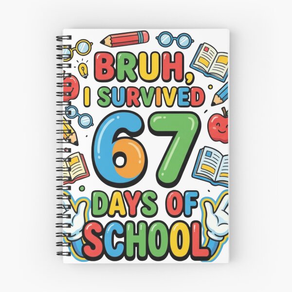Item preview, Its 67 Days of School - Funny Milestone designed and sold by w66aboo.