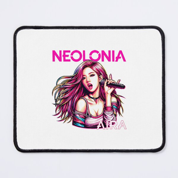 Item preview, Neolonia AIRA Future Pop Neon Portrait designed and sold by ImeldaSparks.