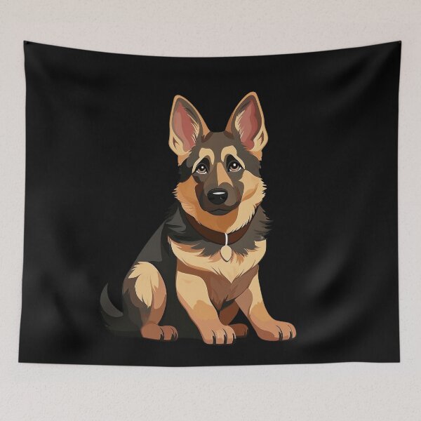 Item preview, Brave Shepherd Puppy - German Shepherd Designs designed and sold by RockitBaby.