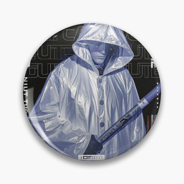 Item preview, Futuristic Japanese Poster: Synthetic Priestess Leaning on Altar designed and sold by Raw-Ink.