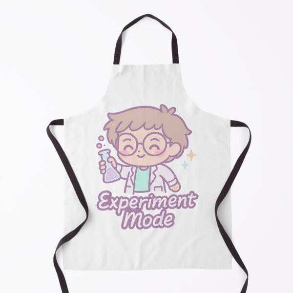 Item preview, Experiment Mode – Cute Pastel Chibi Scientist Illustration designed and sold by SweetandSpicylife.