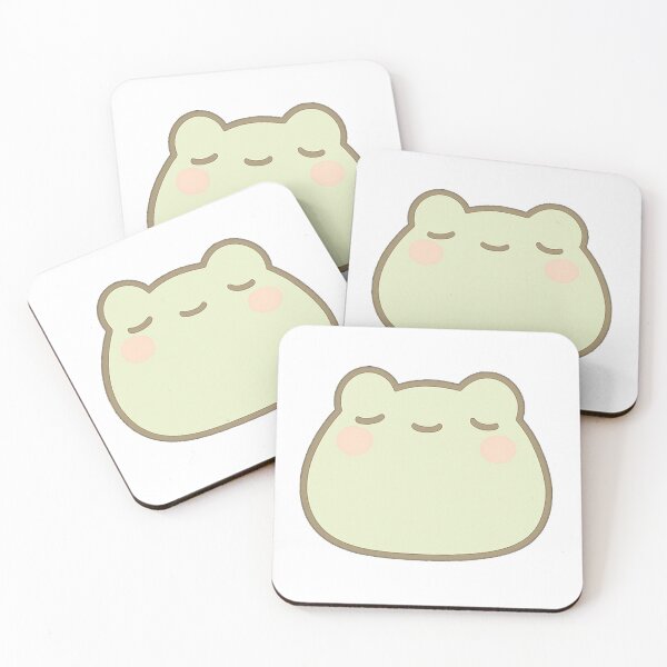 Item preview,  Kawaii Mochi Blob Frog Sticker designed and sold by BluesSketchbook.