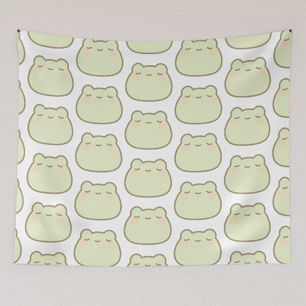 Item preview,  Kawaii Mochi Blob Frog Sticker designed and sold by BluesSketchbook.