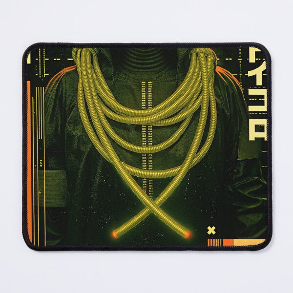 Item preview, Futuristic Japanese Poster: Synthetic Priestess with Open Arms designed and sold by Raw-Ink.