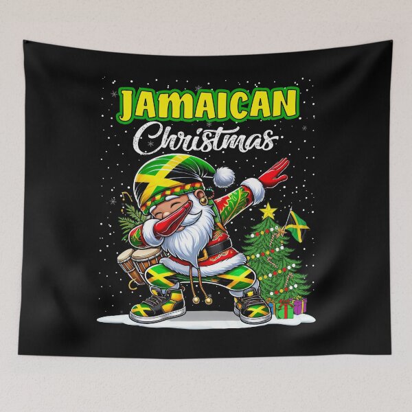 Item preview, Jamaica Dabbing Santa Christmas Jamaica Flag for Kids designed and sold by NUMAcreations.