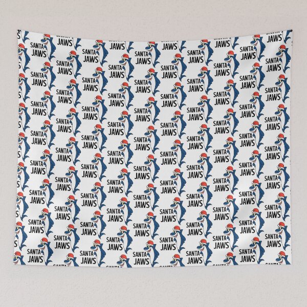 Item preview, Santa Jaws Shark Christmas Cartoon designed and sold by DariusZD.