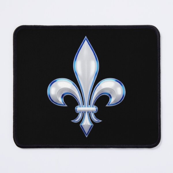 Item preview, Fleur De Lys Quebec French Canadian Heritage Blue White designed and sold by ProjectNoah.