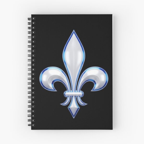 Item preview, Fleur De Lys Quebec French Canadian Heritage Blue White designed and sold by ProjectNoah.