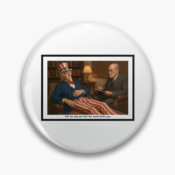Item preview, Uncle Sam in Therapy designed and sold by Halifaxartguy.