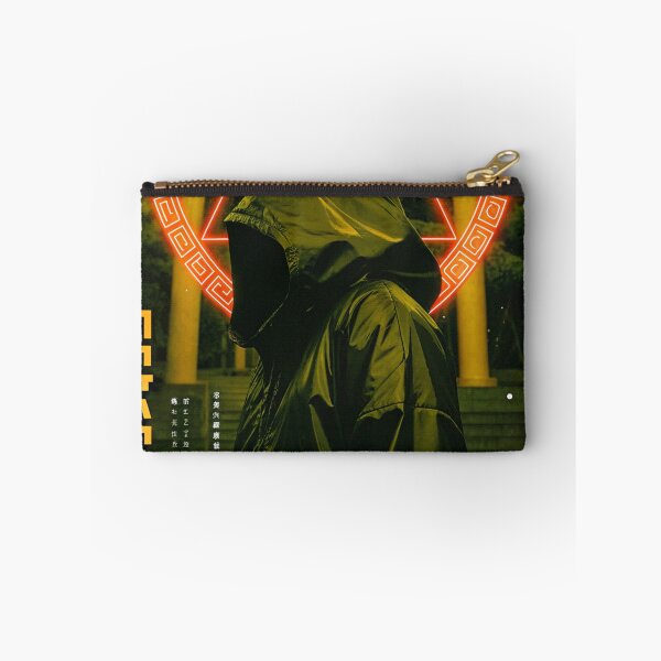 Item preview, Futuristic Japanese Poster: Kneeling Synthetic Priestess designed and sold by Raw-Ink.