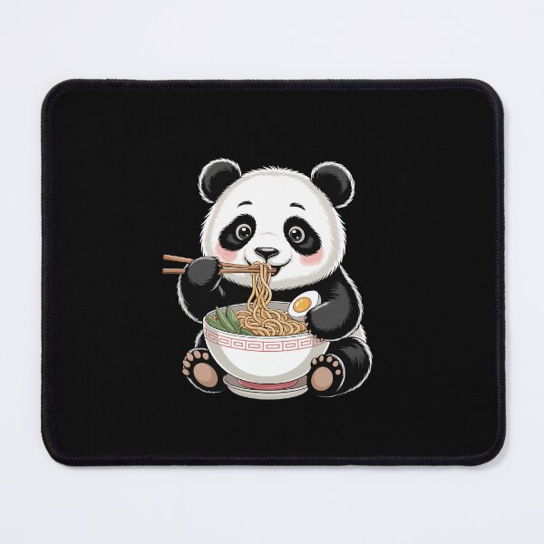 Item preview, Panda Enjoying Ramen designed and sold by jkrphoto.