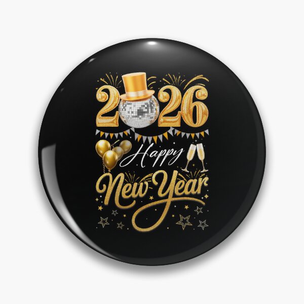 Item preview, Happy New Year Party 2026 Golden Celebration designed and sold by clarabersetart.