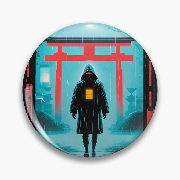 Item preview, Futuristic Japanese Poster: The Oracle's Machinery Gear designed and sold by Raw-Ink.