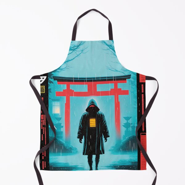 Item preview, Futuristic Japanese Poster: The Oracle's Machinery Gear designed and sold by Raw-Ink.