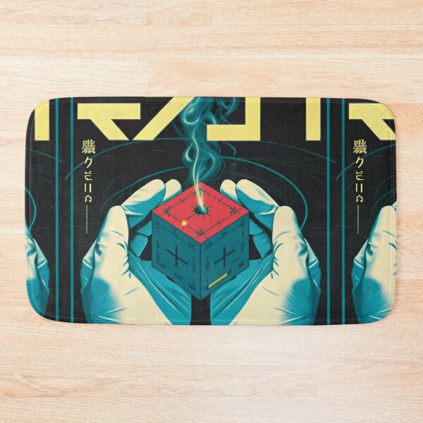 Item preview, Futuristic Japanese Poster: Vector Echo Chamber Grid designed and sold by Raw-Ink.