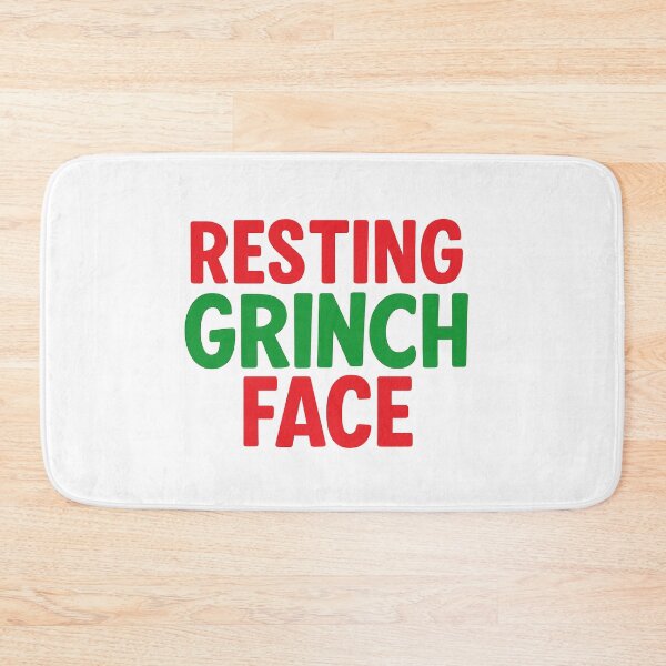 Item preview, Resting Grinch Face Holiday Fun designed and sold by Trendy Sticker & Merch Collection - Express Yourself.