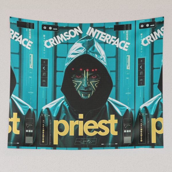 Item preview, Futuristic Japanese Poster: Gamma 7 Sentinel Entity designed and sold by Raw-Ink.